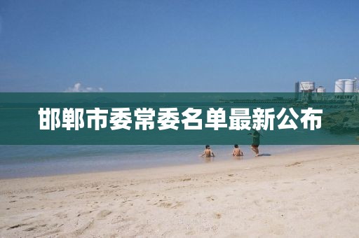 邯鄲市委常委名單最新公布