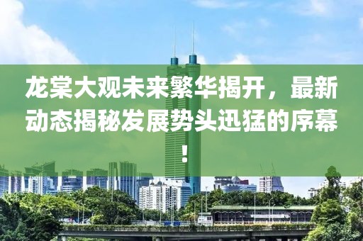 龍?zhí)拇笥^未來繁華揭開，最新動(dòng)態(tài)揭秘發(fā)展勢頭迅猛的序幕！