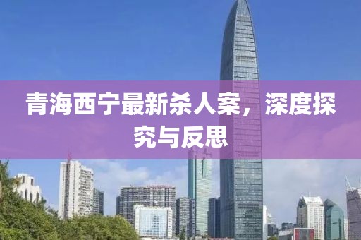 青海西寧最新殺人案，深度探究與反思
