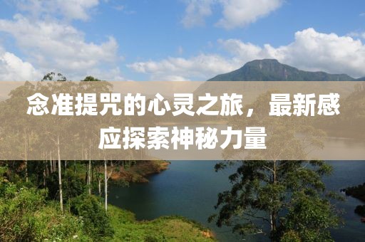 念準(zhǔn)提咒的心靈之旅，最新感應(yīng)探索神秘力量