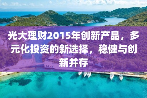 光大理財2015年創(chuàng)新產(chǎn)品，多元化投資的新選擇，穩(wěn)健與創(chuàng)新并存