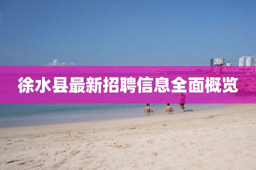 徐水縣最新招聘信息全面概覽