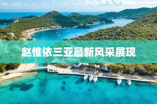 趙惟依三亞最新風采展現