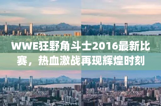 WWE狂野角斗士2016最新比賽，熱血激戰(zhàn)再現(xiàn)輝煌時刻