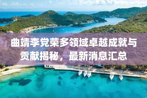 曲靖李黨榮多領(lǐng)域卓越成就與貢獻(xiàn)揭秘，最新消息匯總