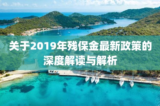 關(guān)于2019年殘保金最新政策的深度解讀與解析